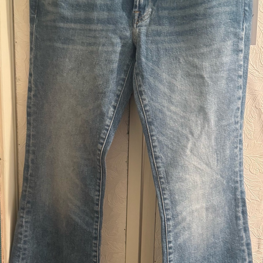 7 For All Mankind Light Blue Boot Cut Jeans